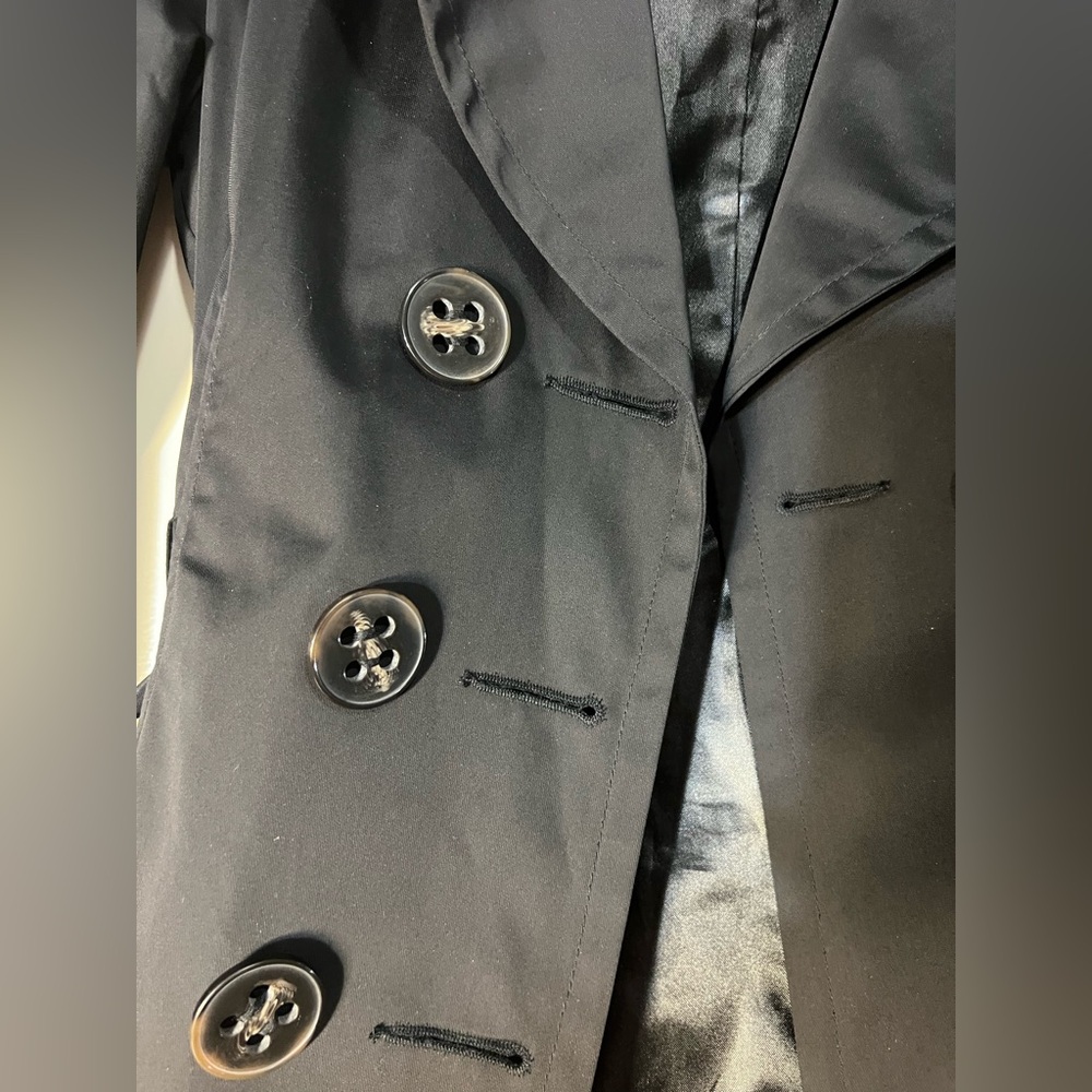 Express Double Breasted Black Jacket - image 5